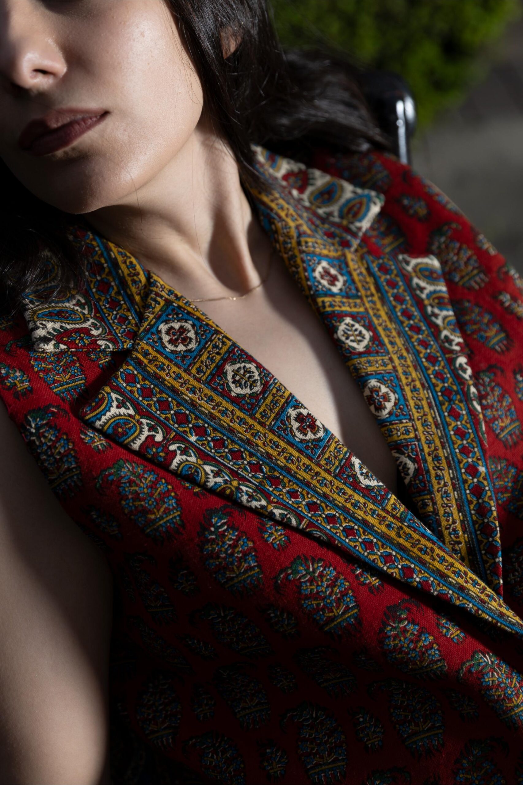 Red Kaf Lapi Waistcoat - Image 10