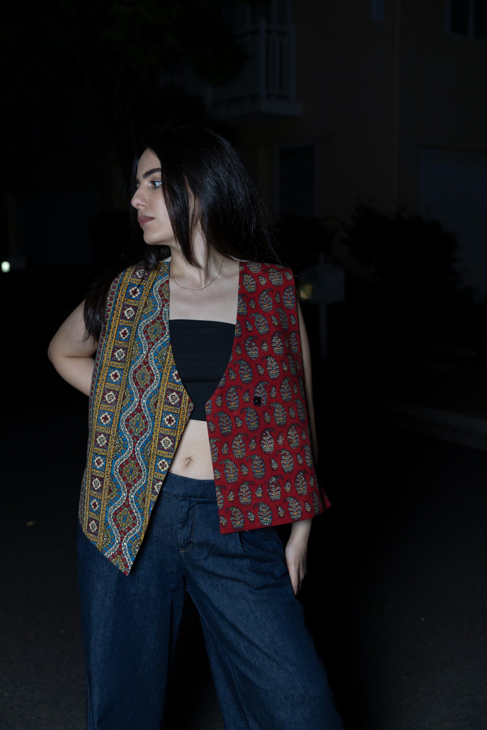 Wrapped Kaf Lapi Waistcoat - Image 7